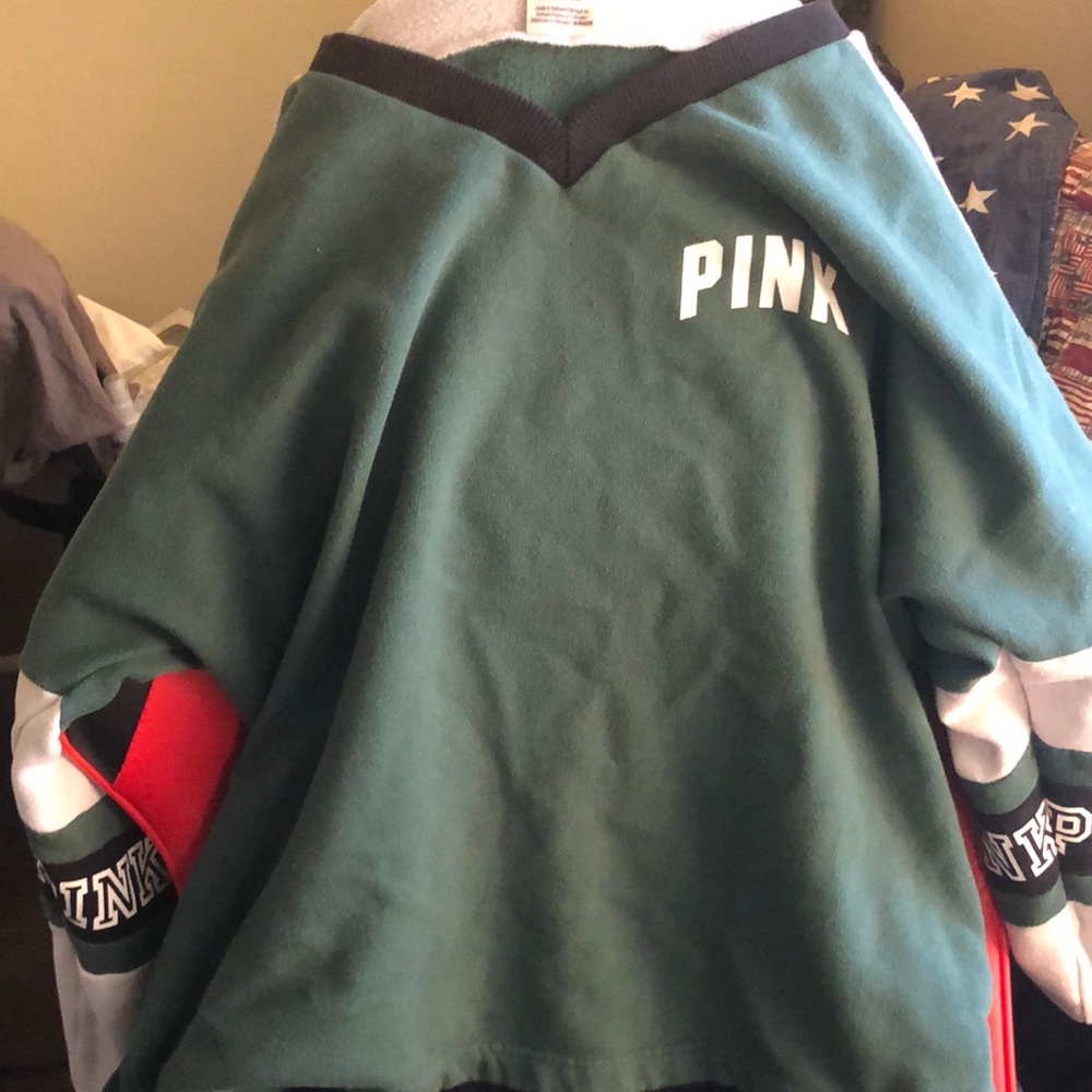 PINK Two Piece sweater and pocket leggings GREEN